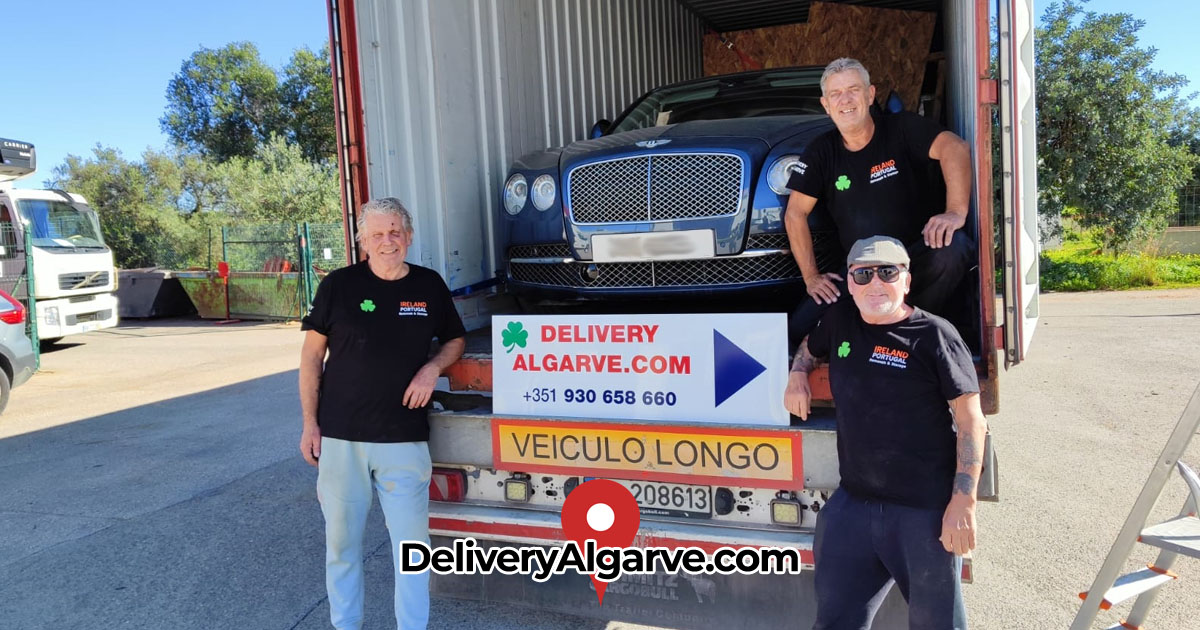 A equipa Delivery Algarve - Transportando o seu veículo em segurança por toda a Europa